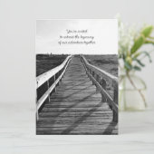 Boardwalk Zee Stars Adventure Casual Weddenschap Kaart (Staand voorkant)