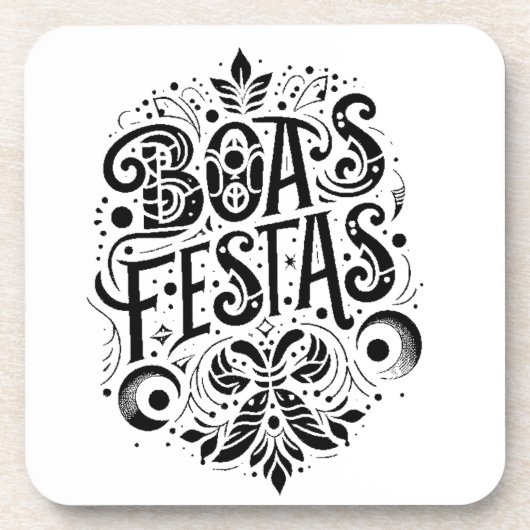 Boas Festas Bier Onderzetter (Voorkant)