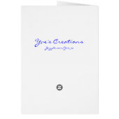 Boas Festas e um feliz Ano Novo Paarse Star I (Achterkant)