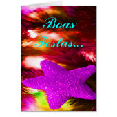 Boas Festas e um feliz Ano Novo Paarse Star I (Voorkant)