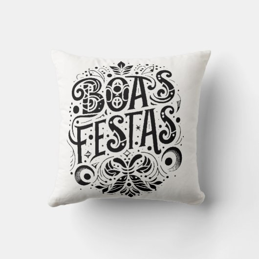 Boas Festas Kussen (Achterkant)