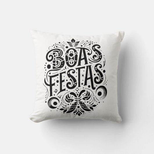 Boas Festas Kussen (Voorkant)
