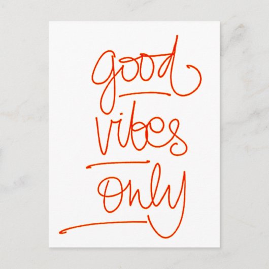 Boas Vibrações - Good Vibes Briefkaart (Voorkant)