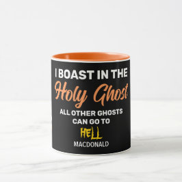 BOAST IN DE Christelijke Halloween VAN DE HOLY GHO Mok