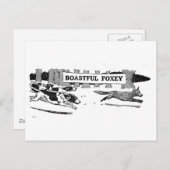 Boastful Foxy Briefkaart (Voorkant / Achterkant)