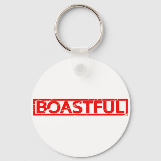 Boastful Stamp Sleutelhanger (Voorkant)