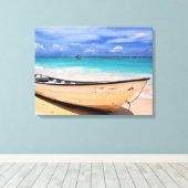 Boat aan boord canvas afdruk (Insitu (Houten vloer))