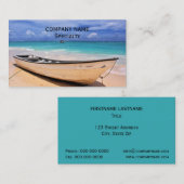 Boat aan boord visitekaartje (Voorkant / Achterkant)