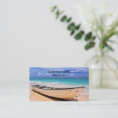 Boat aan boord visitekaartje (Staand voorkant)