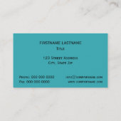 Boat aan boord visitekaartje (Achterkant)