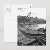 Boat aan de Seine River Paris Briefkaart (Voorkant / Achterkant)