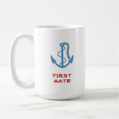 Boat Anchor First Mate Koffiemok (Links)