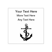 Boat Anchor Marine Rubber Stamp Rubberstempel (Afrduk)