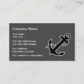 Boat Anchor Nautical Visitekaartje (Voorkant)