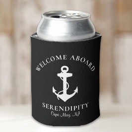 Boat Anchor Personalized Black Blikjeskoeler