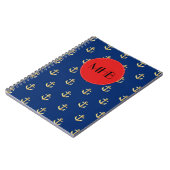 Boat Anchor, Ship Anchor, Zee Anchor, Monogram Notitieboek (Linkerzijde)
