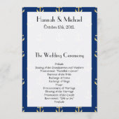 Boat Anchor, Ship Anchor, Zee Anchor, Wedding Programmakaart (Voorkant)