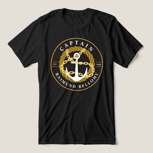 Boat Anchor Tri-Blend Shirt (Design voorkant)