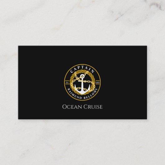 Boat Anchor Visitekaartje (Voorkant)