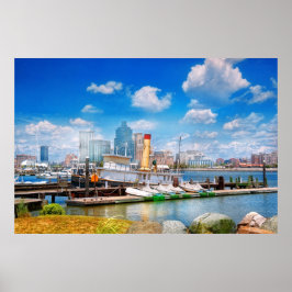 Boat - Balitimore, MD - Steam tug Baltimore 1906 Poster