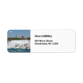 Boat & ballon bij Amerikaanse Niagara-Herfsten - O Etiket (Voorkant)