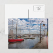 Boat - Baltimore, MD - One fine day in Baltimore Briefkaart (Voorkant / Achterkant)