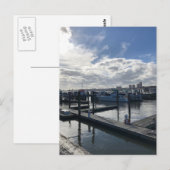 Boat Basin, Riverside Park New York City NYC Foto Briefkaart (Voorkant / Achterkant)