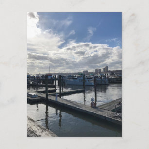 Boat Basin, Riverside Park New York City NYC Foto Briefkaart