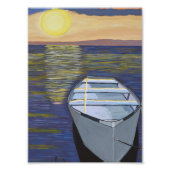 Boat bij de foto van de Shore Foto Afdruk (Voorkant)