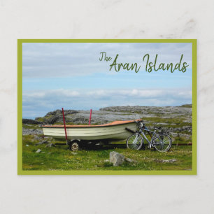 Boat & Bike Aran Islands (met tekst) Briefkaart