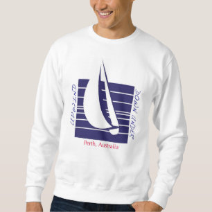 Boat Blue Square_UpDown Perth t shirt