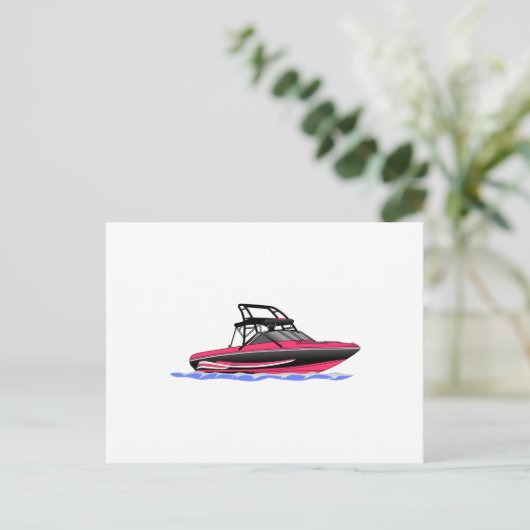 Boat Briefkaart (Staand voorkant)