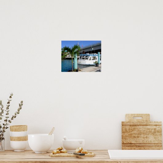 Boat & Brug, Nassau Poster (Keuken)