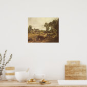 Boat building near Flatford Mill, John Constable Poster (Keuken)