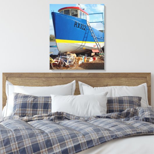 Boat Canvas Afdruk (Insitu (Slaapkamer))