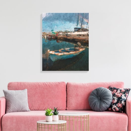 Boat Canvas Afdruk (Insitu (Woonkamer))