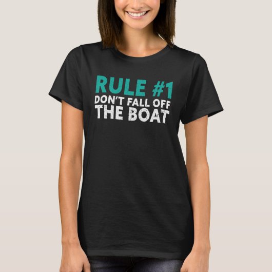 Boat captain for all sailors sailing ship fans boa t-shirt (Voorkant)
