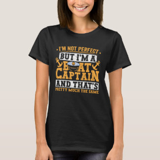 Boat Captain Yacht Boating Accessoires voor Heren T-shirt