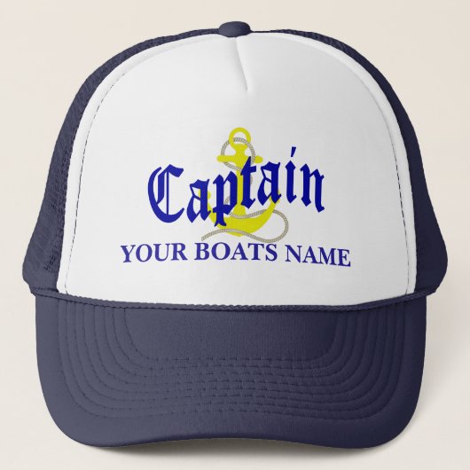 Boat Captains Trucker Pet (Voorkant)