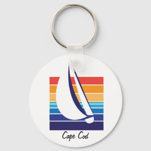 Boat Color Square_Cape Cod sleutelhanger