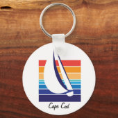Boat Color Square_Cape Cod sleutelhanger (Voorkant)