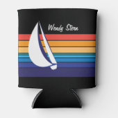 Boat Color Square_horizontal huts_personalized Blikjeskoeler (Voorkant)