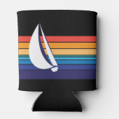 Boat Color Square_horizontal huts_personalized Blikjeskoeler (Achterkant)