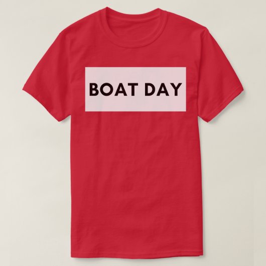 Boat Day T-shirt (Design voorkant)