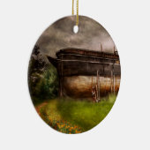 Boat - De bouw van de ark van Noah Keramisch Ornament (Rechts)