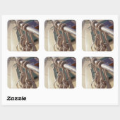 Boat Deck Vierkante Sticker (Vel)