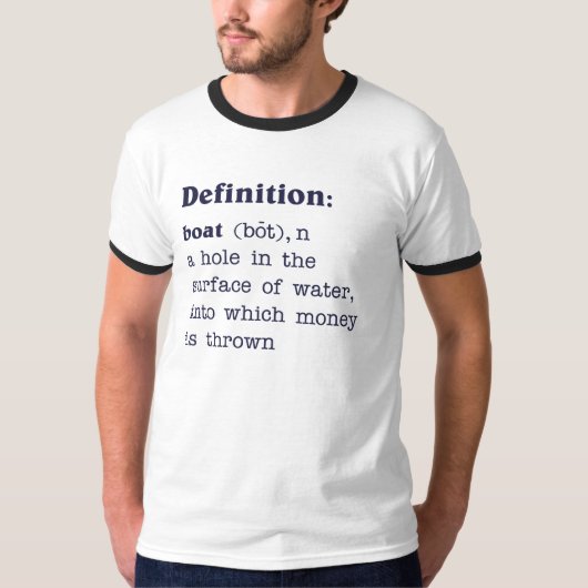 Boat Definition t-shirt (Voorkant)