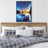 Boat Dock Canvas Afdruk (Insitu (Slaapkamer))