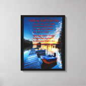 Boat Dock Canvas Afdruk (Voorkant)