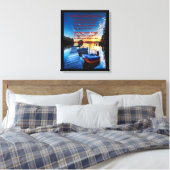 Boat Dock Canvas Afdruk (Insitu (Slaapkamer))